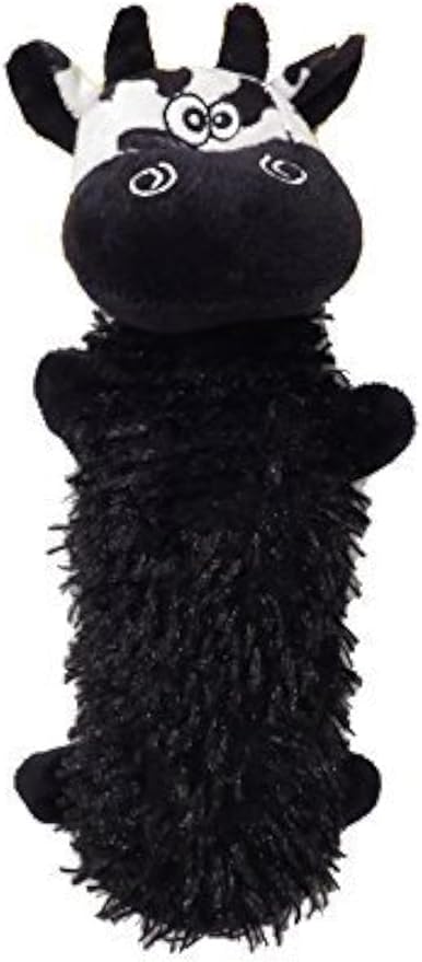 Scoochie Water Bottle Dog Toys, Christopher Cow Bottle Toy/Plush Dog Toy/We Squeak