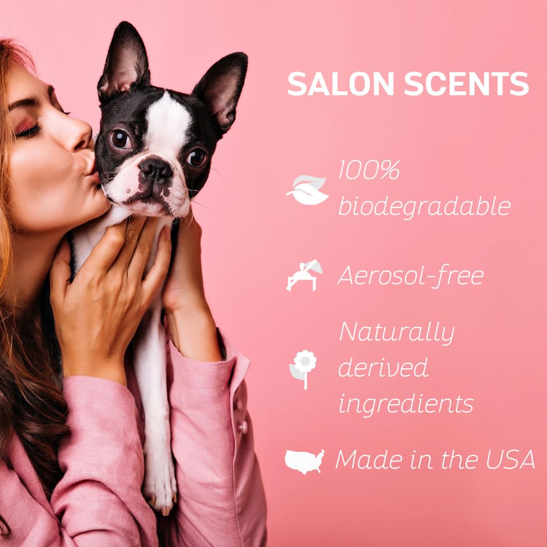 Bark2Basics Salon Scents Pet Grooming Cologne - 8 oz, Natural Professional Groomer Perfume for Dogs and Cat, Long Lasting, Deodorizing, (Citrus and Pomegranate)