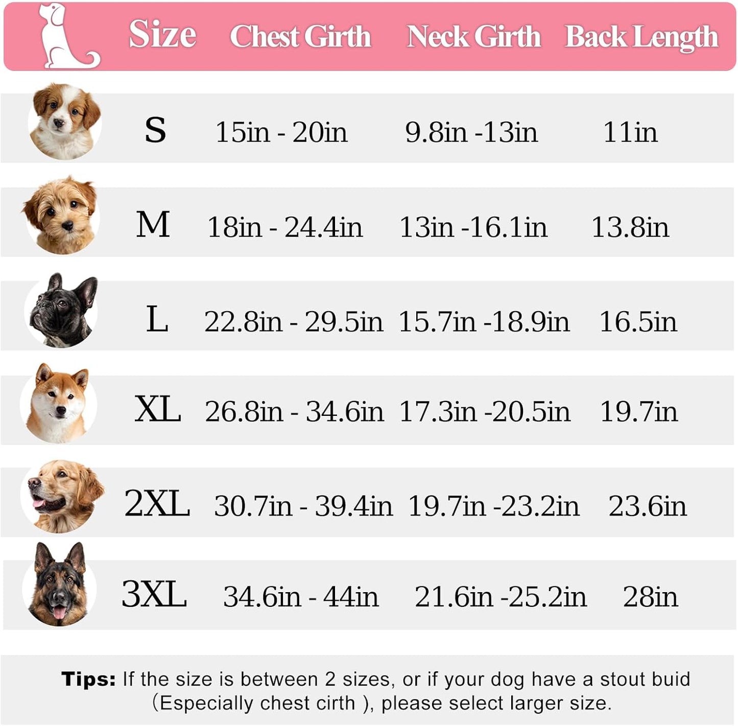 PETDSH Dog Coat Large, Windproof Dog Jacket with Warm Fleece Lining, Thickened Collar Dogs Winter Coat, Adjustable Reflective Pet Coats for Cold Weather (Pink, Large)