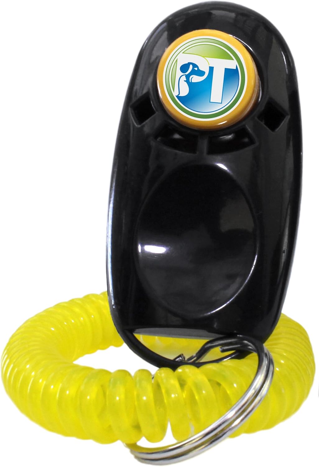 E-Collar ET-802-1 Mile Rechargeable Remote Waterproof Trainer for Two Dogs - Static, Vibration and Sound Stimulation Collar with PetsTEK Dog Training Clicker