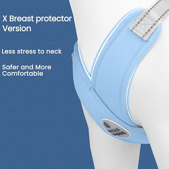 Patas Lague Dog Harness with Leash Set Adjustable Soft Padded Step-in Dog Vest No Choke No Pull Reflective for Small Medium Pets with Poop Bags and Dispenser, Solid and No-chew, Blue M