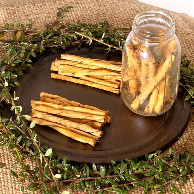 Pet Factory American Beefhide 5" Twist Sticks Dog Chew Treats - Chicken Flavor, 25 Count/1 Pack