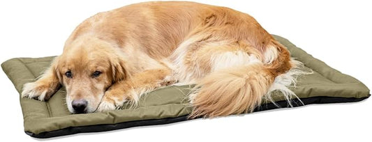 K9 Ballistics Tough Ripstop Dog Crate Pad - Durable, Machine Washable Kennel & Travel Mat for Large Dogs, 41 x 27 Fits 42" Wire Crates, Sage Green