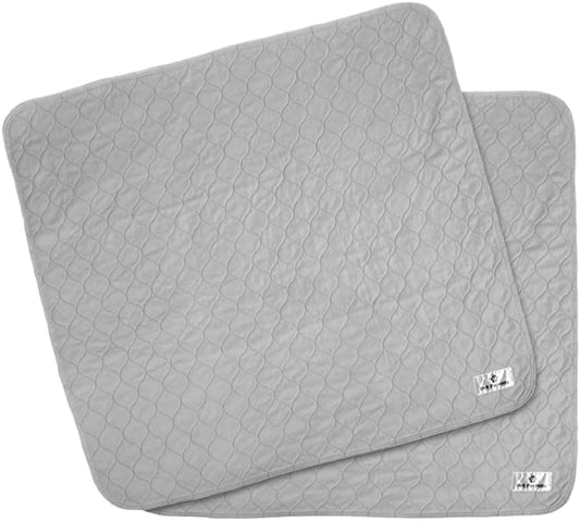 Pet Parents® Pawtect® Pads Washable Pee Pads for Dogs (2pack) of Premium Dog Pee Pads, Waterproof Puppy Pads & Reusable Dog Pads, Whelping Pads & Modern Pee Pads for Dogs (Grey, 34x36)