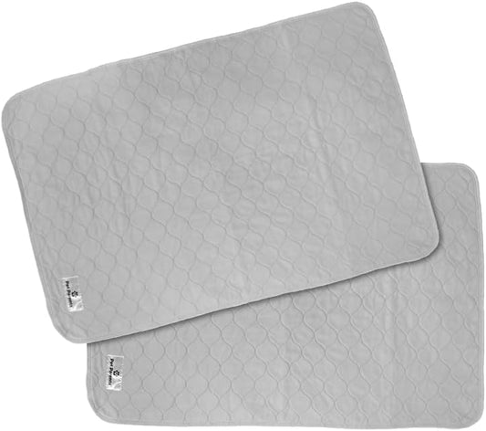 Pet Parents® Pawtect® Pads Washable Pee Pads for Dogs (2pack) of Premium Dog Pee Pads, Waterproof Puppy Pads & Reusable Dog Pads, Whelping Pads & Modern Pee Pads for Dogs (Grey, 24x36)