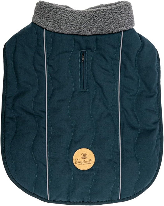 King Buck Quilted Dog Jacket, Deep Teal, M/L, KB-QJKT-DT-M/L-1