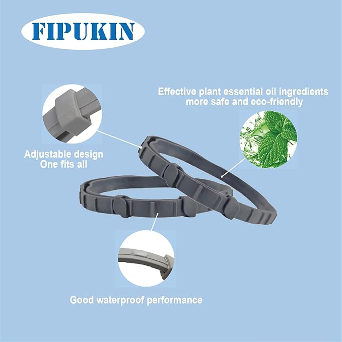 Natural Ingredients Flea Collar for Large Dogs,Safe and Effective Flea and Tick Collar, Waterproof,8 Months Protection Each,Free Comb and Tick Scoop,27.5 Inches,2-Pack