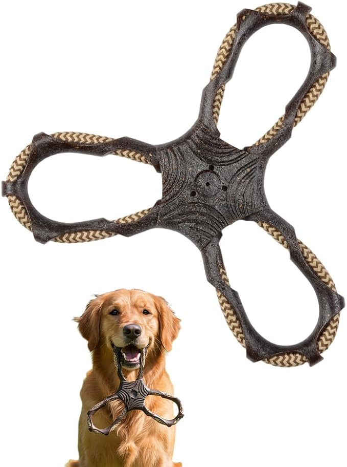 Durable Interactive Tug Toy for Multiple Dogs - Puzzle Chew Toy Promotes Dental Health and Reduces Boredom