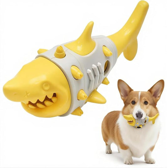 Dog Toys for Aggressive Chewers - Indestructible TPR Material with Treat Holes for Puppy Teething, Boredom Relief & Mental Stimulation - Tough Toy for Small, Medium, Large Breeds