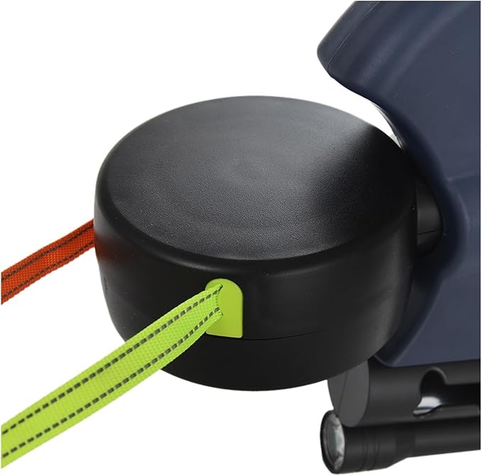 Compatible for Double Head Dog Leash Poop Bag Dispenser Dual Reflective Pet Cat Automatic Extendable Puppy Traction Rope(Black)