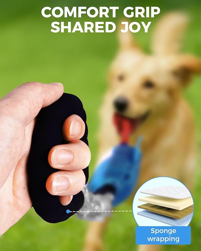 Dog Tug of War Toy with Handle, Heavy Duty Rope Tug Toy for Aggressive Chewers, Interactive Pull Toy for Training & Outdoor Self Play, Durable Tug Toy for Medium Large Dogs