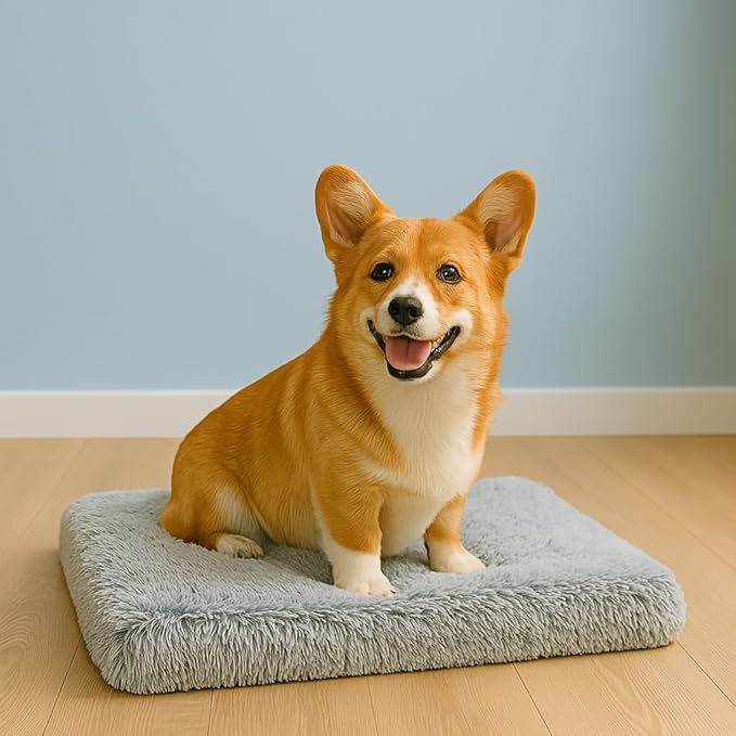 Dog Bed with Removable Cover, Orthopedic Dog Bed (Medium) - Premium Quality, Washable & Portable,Multiple Sizes, Stylish Design, Removable Cover, Size(19.68 x 15.74 X 2) inch