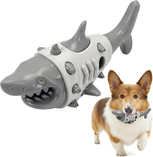 Dog Toys for Aggressive Chewers - Indestructible TPR Material with Treat Holes for Puppy Teething, Boredom Relief & Mental Stimulation - Tough Toy for Small, Medium, Large Breeds