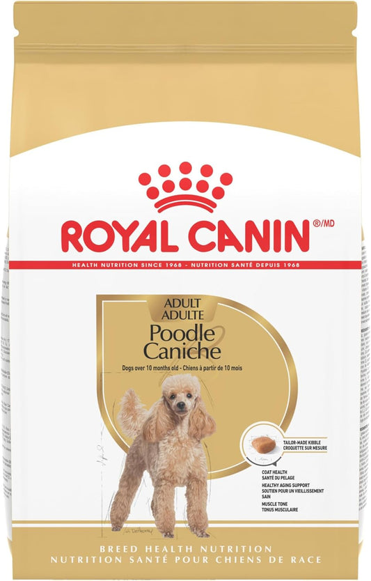 Royal Canin Breed Health Nutrition Poodle Adult Dry Dog Food, 10 lb Bag