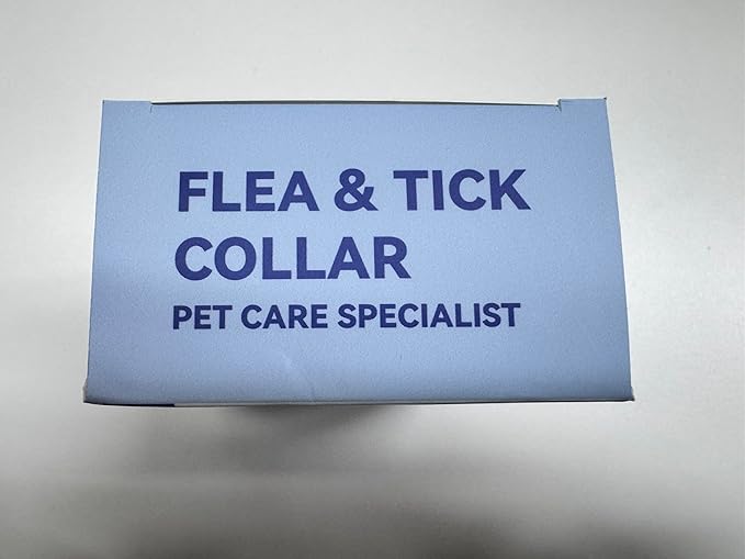 Flea and Tick Collar for Dogs, 1 Pack Flea Collar for Dogs with Natural Essential Oils, Waterproof & Adjustable Flea and Tick Prevention Collar for Small Medium Large Dogs & Puppies, Grey