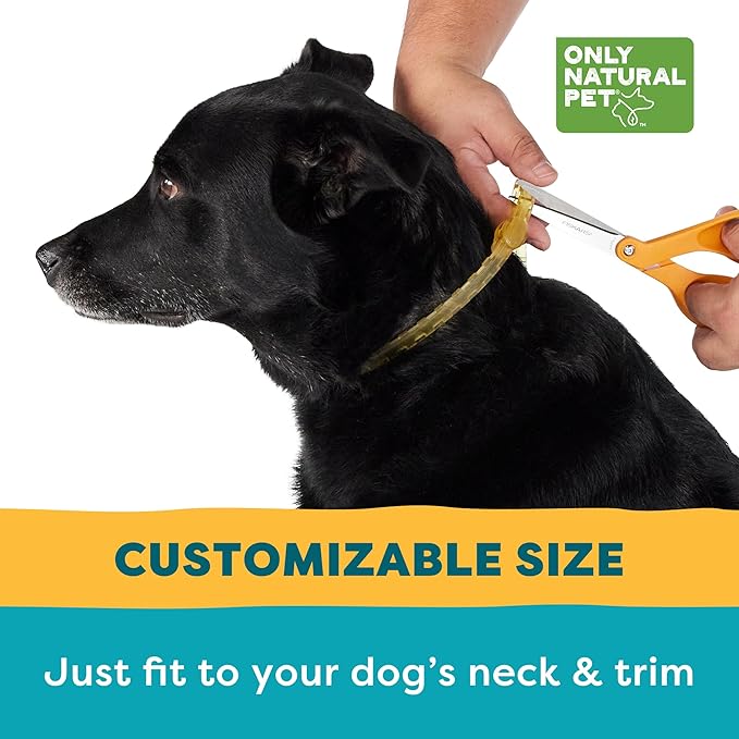 Only Natural Pet EasyDefense Flea & Tick Dog Collar - Canine Flea Control Collars - One Size Fits All - Pet Care That Protects up to 4 Months - for Dogs (2 Packs)