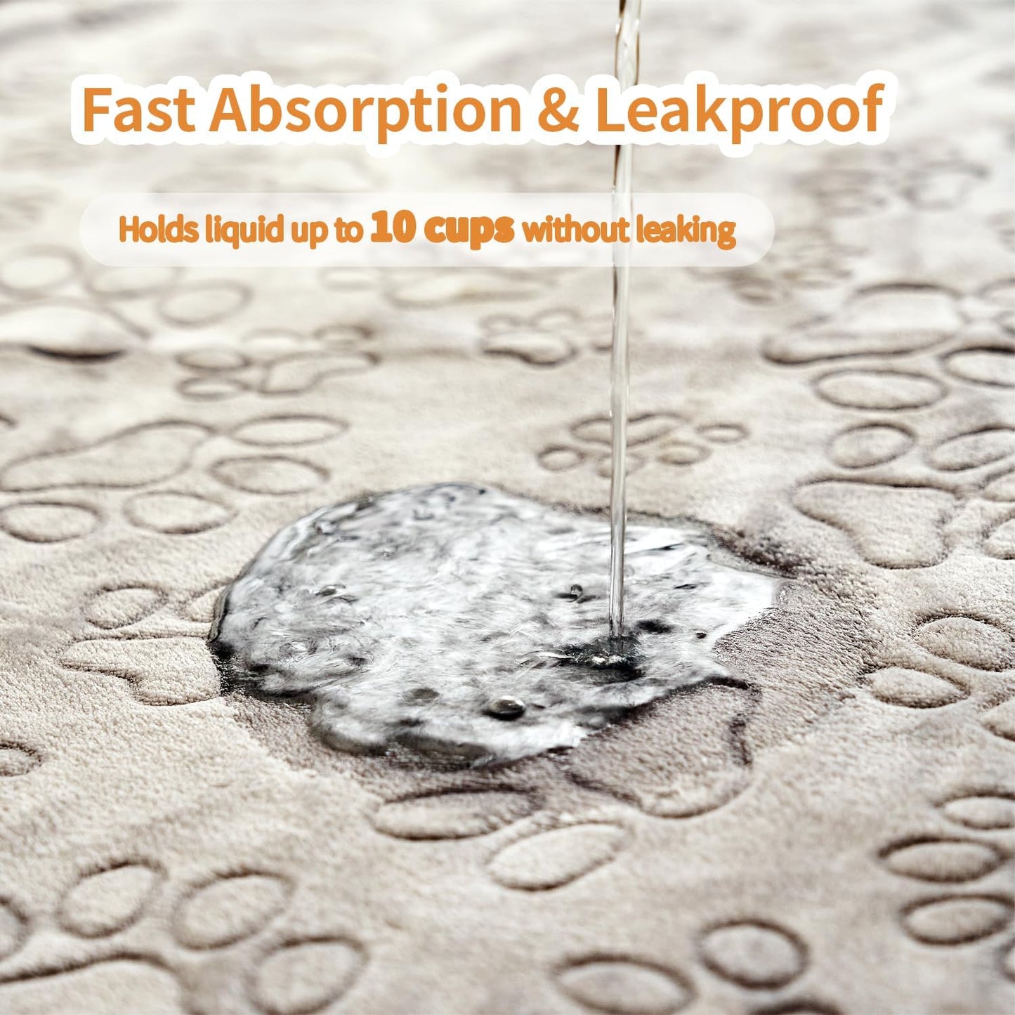 Qeils Reusable Puppy Pads, Washable Pee Pads for Dogs, Specifically Designed for 8 Panels for Dog Playpen Kennel Waterproof Non Slip Wee Wee pad, Absorbent Training Pads Extra Large