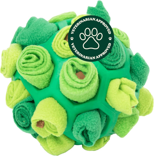 Reggie Forager Ball for Dogs | Interactive Treat Dispensing Toy for Mental Stimulation | Reduces Boredom, Stress & Hyperactivity | Enrichment Ball for All Dog Breeds & Sizes | Durable & Washable