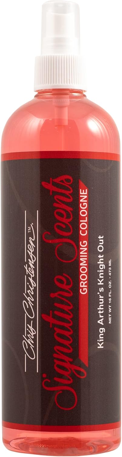 Chris Christensen King Arthur's Knight Out Grooming Pet Cologne, Groom Like a Professional, Long Lasting, Designer Fragrances, For Dogs and Cats, 16 oz