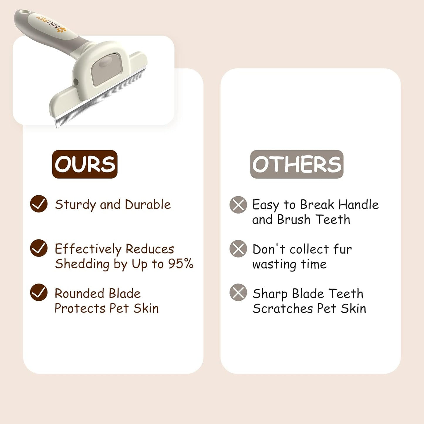 Dog Deshedding Brush