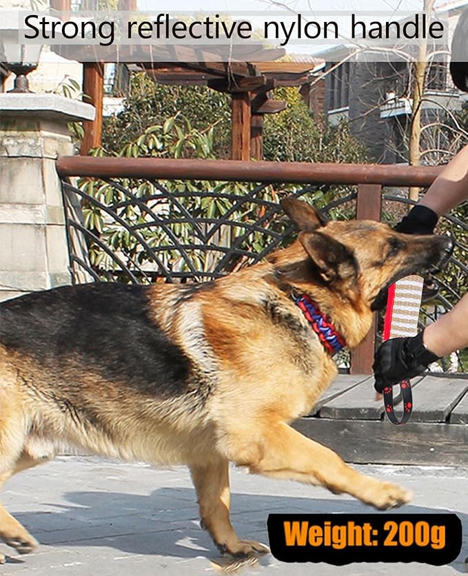 Clysoru Dog Tug Toy Dog Tough Jute Bite Pillow Lasting Training Equipment Puppy to Large Dogs Interactive Toy for Large Dogs and Small Dogs