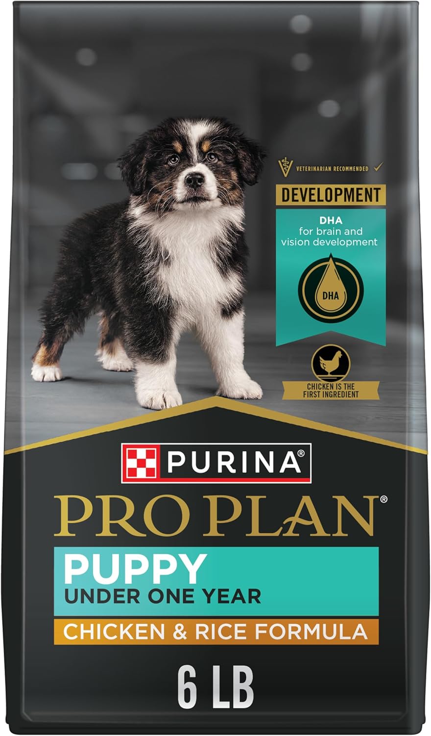 Purina Pro Plan High Protein Dry Puppy Food, Chicken and Rice Formula - 6 lb. Bag