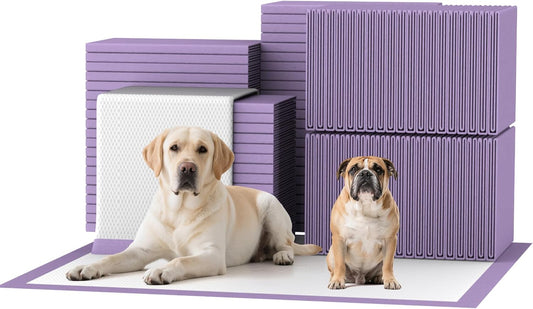 Lavender Scented Super Absorbent & Leak-Proof Puppy Pads, 30"x36" Odor Control Pet Training Dog Pee Pads, Thicken Quick Dry Pee Pads, Potty Training Pads for Dogs Cats