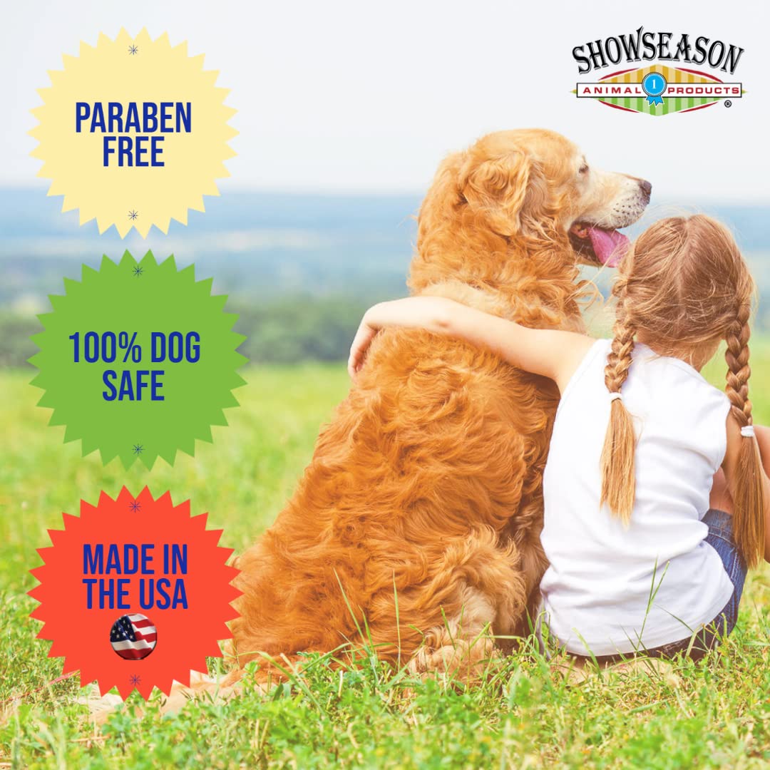 Showseason® Apricot Chamomile Pet Cologne 8.5 oz For Dogs | Long-Lasting Odor Eliminator | Cruelty-Free | Paraben-Free | Biodegradable and Non-Toxic | Made in The USA