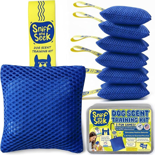 Race&Herd Original Dog Scent Training Kit, Scent Work Training Kit for Dogs - Nosework for Dog Mental Stimulation Agility Training Equipment for Dogs, Brain Games Smell Training Kit for Loss of Smell