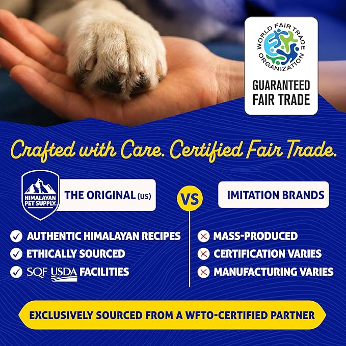 Himalayan Dog Chew Original Yak Cheese Chew, Chicken, 1 Large Stick, 3.3 oz, Gluten Free, Healthy Treats, Grain & Lactose Free 100% Natural, Long Lasting Chews for s Under 55 lbs