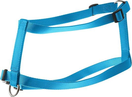 Kwik Klip Adjustable Nylon Pet Harness, Hurricane Blue, Medium
