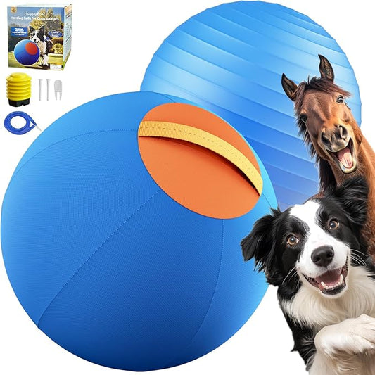 Happypaw 18'' Herding Ball for Dogs – Enhanced Chew Resistance & Heavy-Duty Material,Durable Dog Toy Agility Equipment for Australian Shepherds, Cattle, Border Collies, and Small/Medieum Breed
