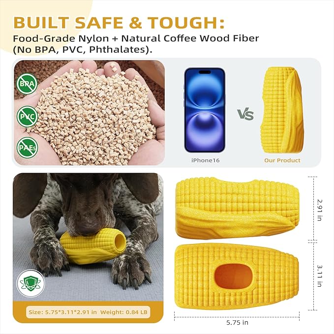Multi-Functional Interactive Dog Toys for Aggressive Chewers, Indestructible Dog Toys for/Medium/Large Breeds,Frozen Dog Treat Holder to Keep Them Busy,Reduces Anxiety(Pack of 2)