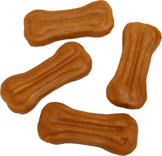 Ultra Chewy Turkey Tendon Pressed Bones for Dogs - Premium All-Natural, Hypoallergenic, Long-Lasting Dog Chew Treat, Easy to Digest, Ingredient Sourced from USA (4 Inches - 4 Pack)