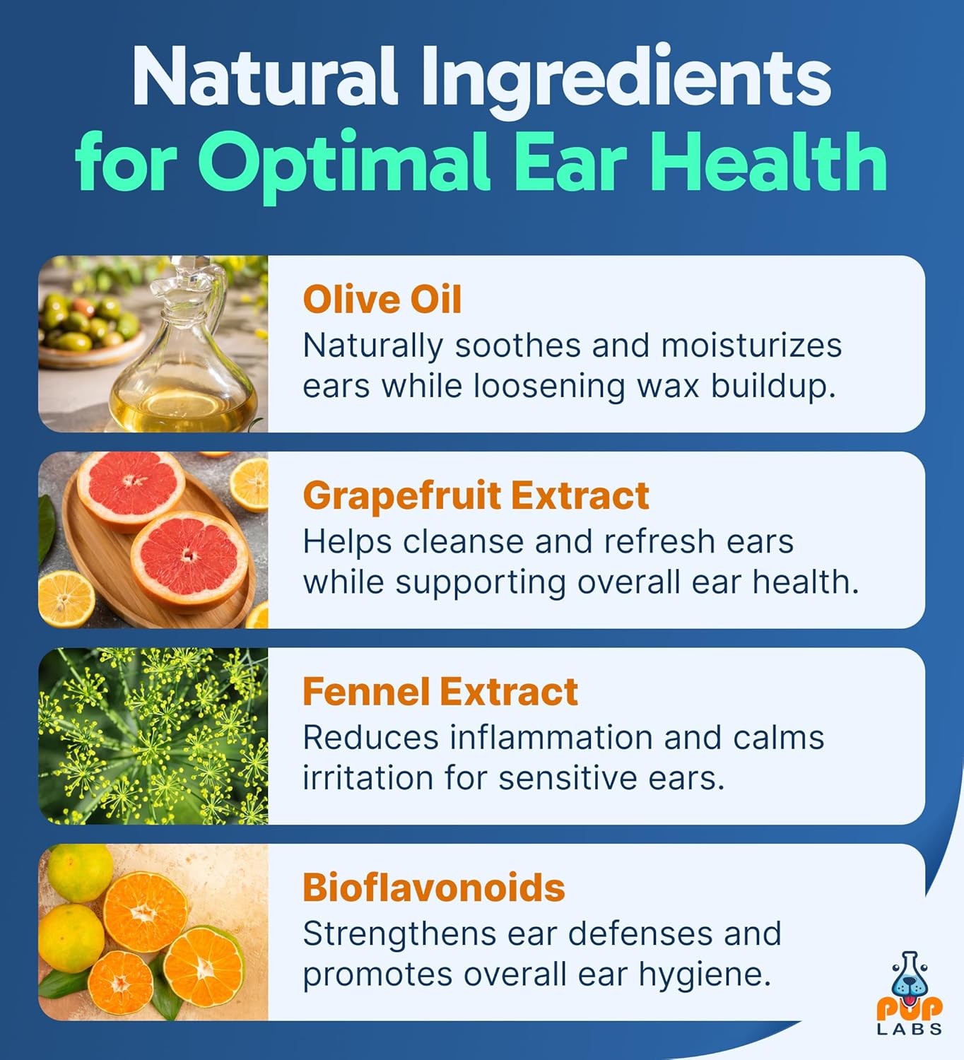 Ear Clear, Natural Dog Ear Cleaner and Infection Treatment for Dogs, Dog Drops for Itching, Irritation, & Wax Build-Up, 2-Pack