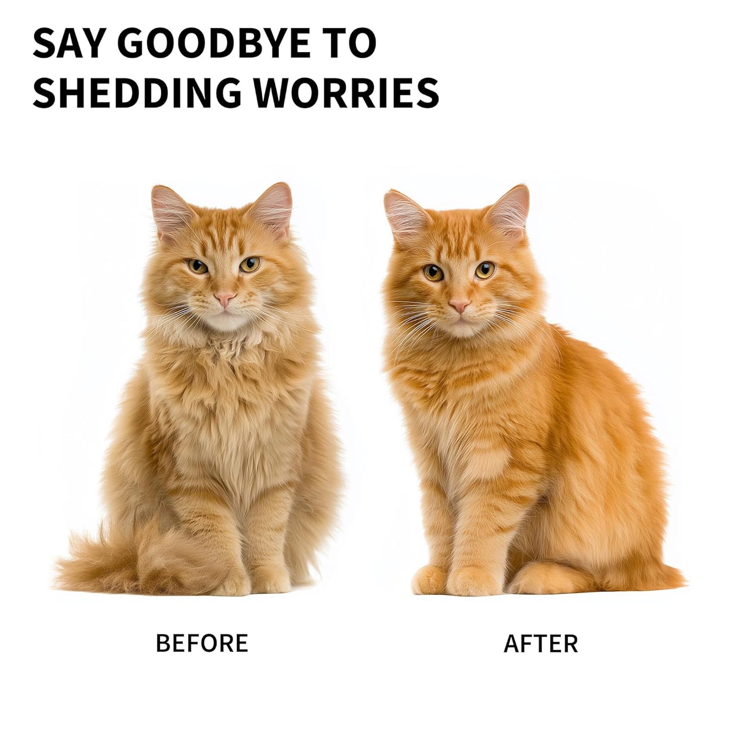 Deshedding Dog Brush and Grooming Tool – Pet Hair Remover Comb for Shedding, Easy Clean, Effective for Short and Long Hair, Professional Pet Grooming Brush for Dogs and Cats