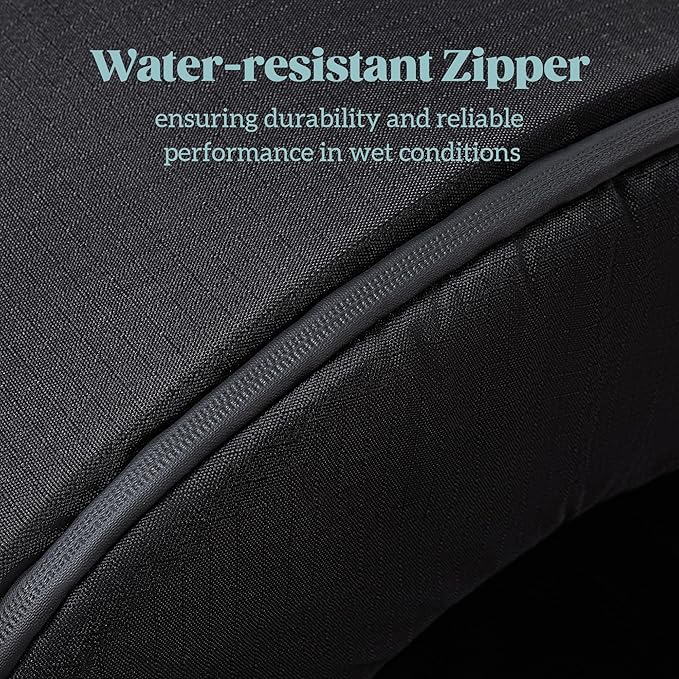 Orthopedic Dog House - Outdoor Waterproof Dog Shelter w/Porch - Indoor Pet House w/Egg-Crate Foam - Cooling - Machine Washable - Ideal for Small Breeds & Fits 24-Inch Crate - 23"x16"