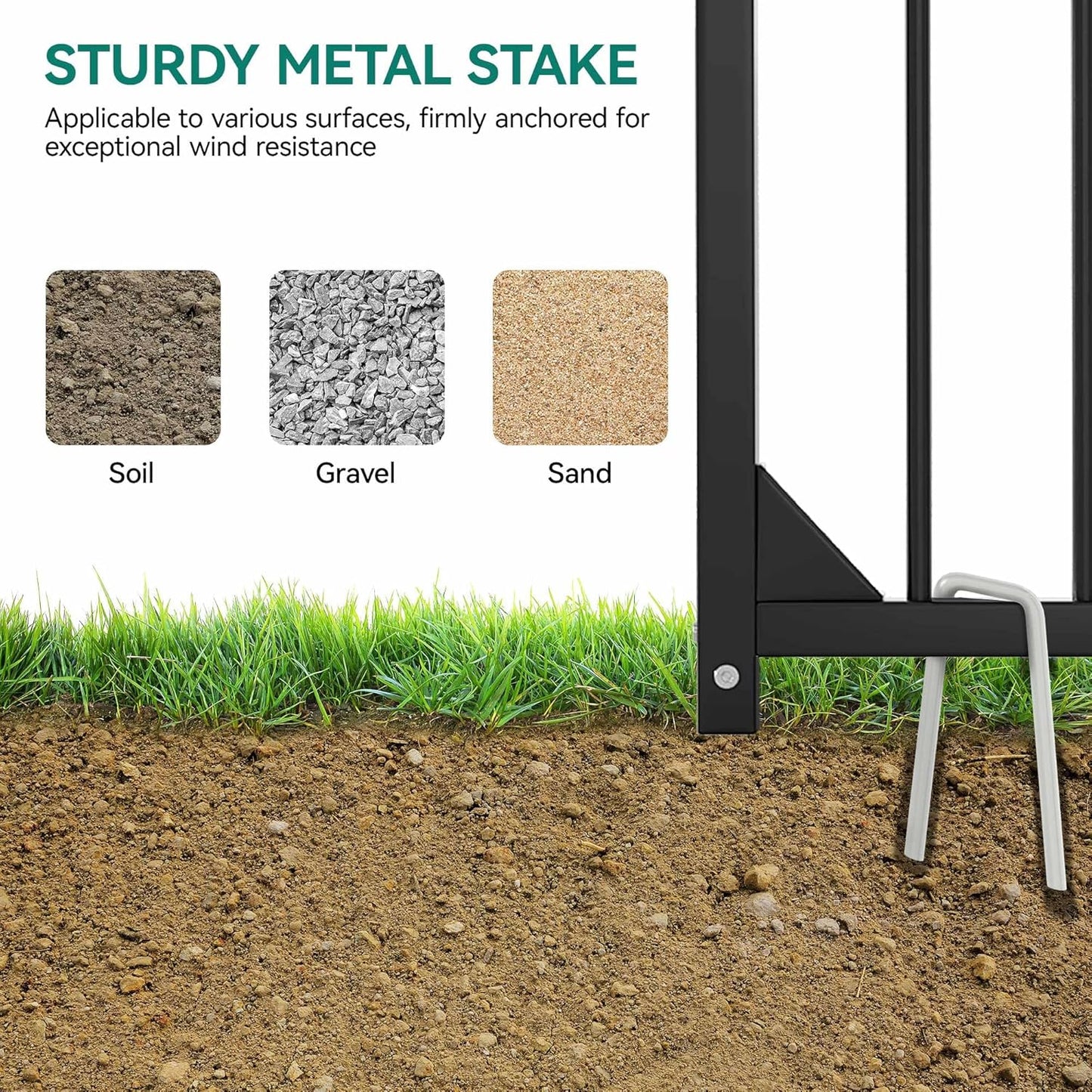 DWVO Large Outdoor Dog Kennel with Rotating Feeder Bowls, 8'L x 4'W x 5.4'H Dog Kennel Outside with Roof, Heavy Duty Dog Cage with UV-Resistant Waterproof Cover for Medium Large Dogs