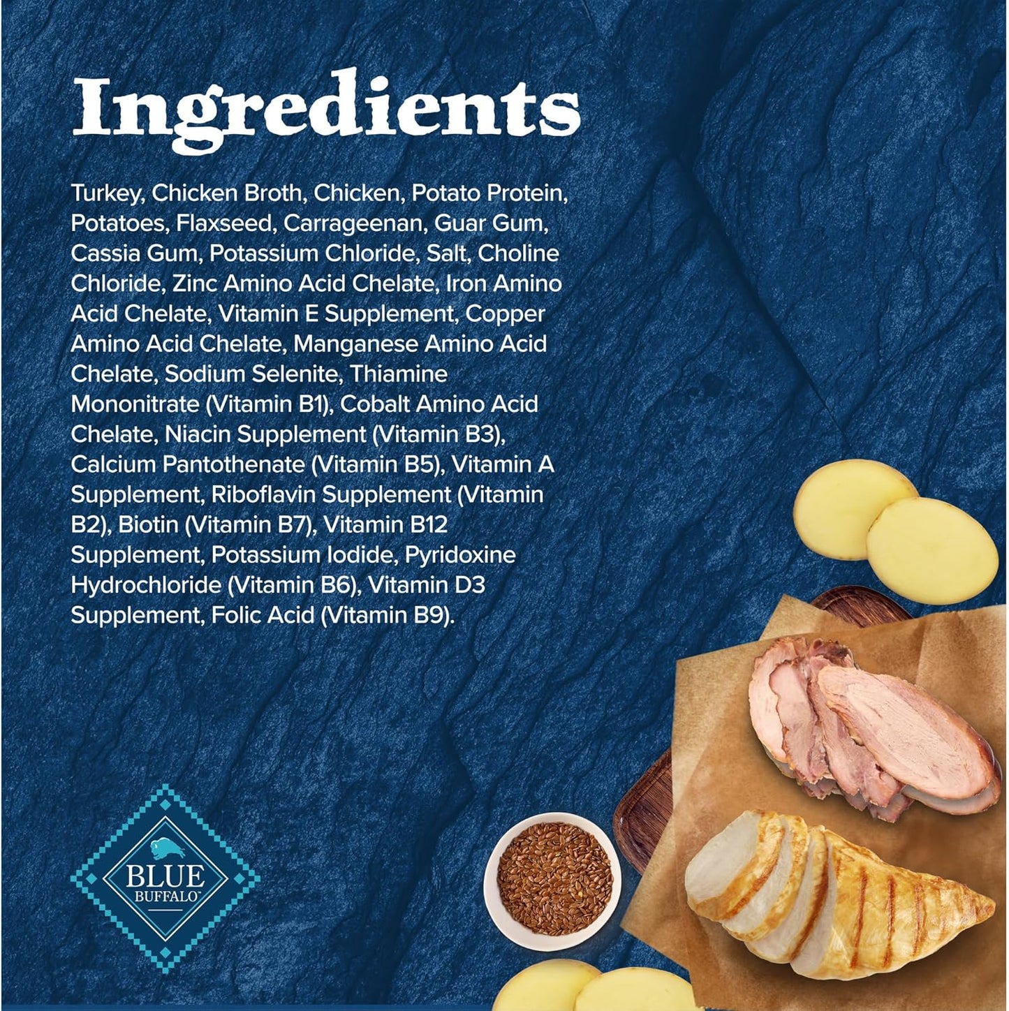 Blue Buffalo Wilderness Natural High-Protein & Grain-Free Wet Food for Puppies, Turkey & Chicken, 12.5-oz. Cans, 12 Count