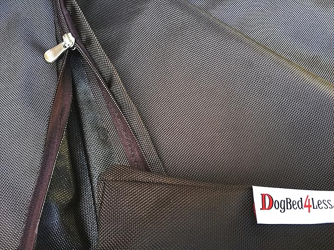 Dogbed4less Large Memory Foam Dog Bed Pillow with Orthopedic Comfort, Waterproof Liner and Heavy Duty 1680 Nylon Cover 41X27 Inches, Seal Brown